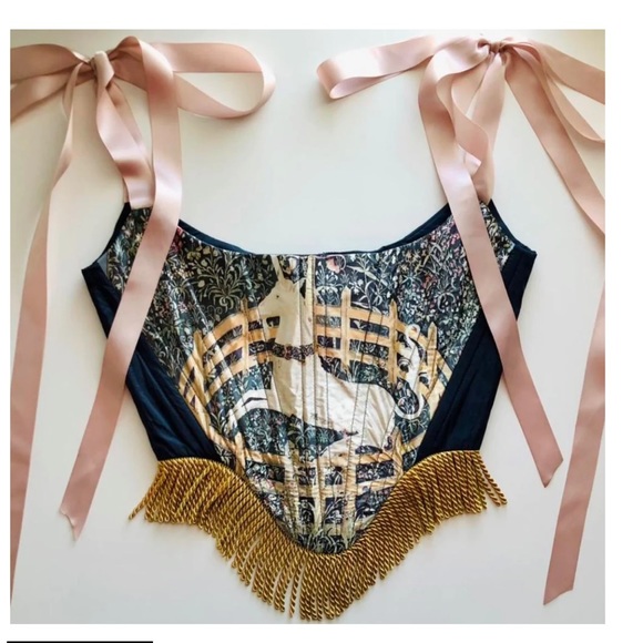 swayed stature Tops - Swayed stature unicorn corset fringe medium